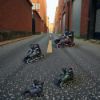 صورة سكوتر خط بأربع عجلات